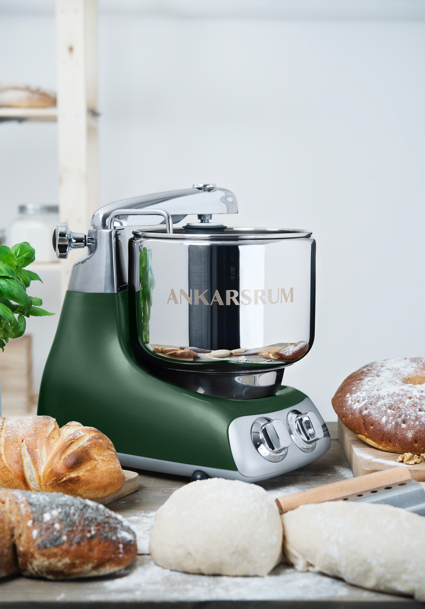ANK Kitchen Machine Basic Package FOREST GREEN - MATTE ANKARSRUM