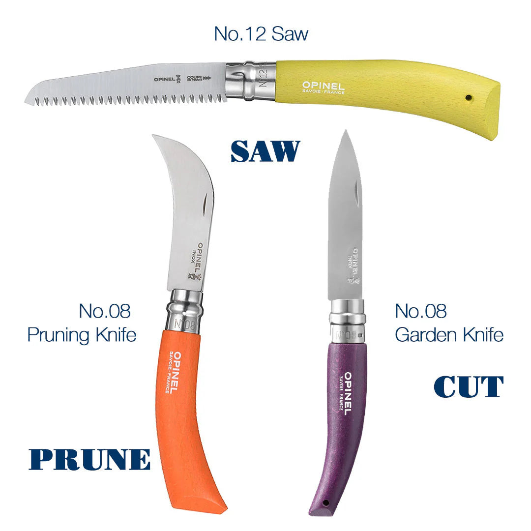 OPI Gardener Set (No. 8 Garden, No. 8 Billhook, No. 12 Saw) [1] OPINEL