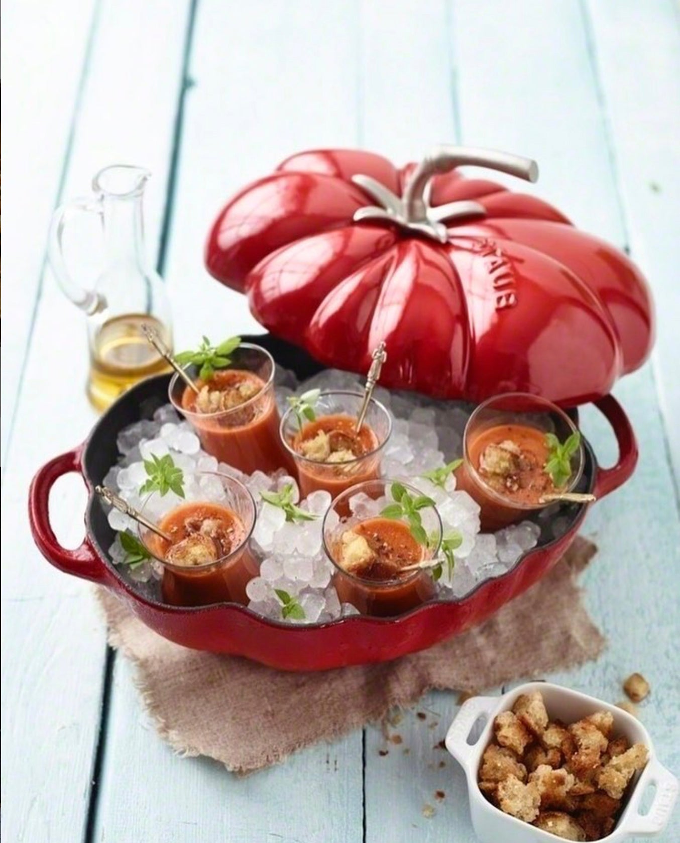 Staub 3Qt Tomato Cocotte