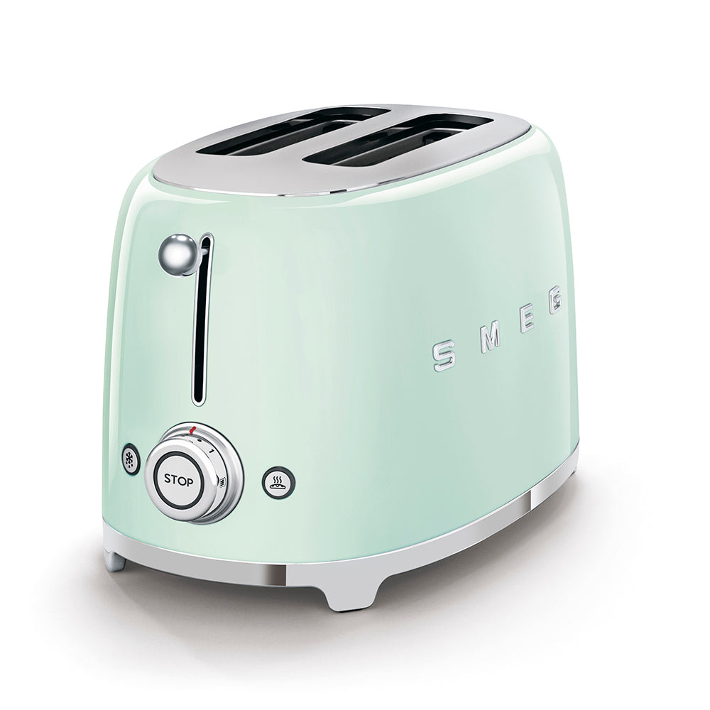 SMEG 2-Slice Toaster PASTEL GREEN 50's Retro