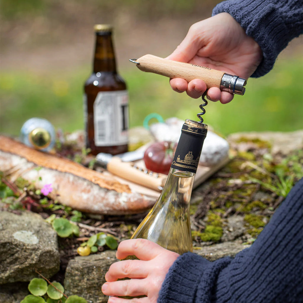 OPI N°10 Corkscrew Knife w Bottle Opener [6] OPINEL