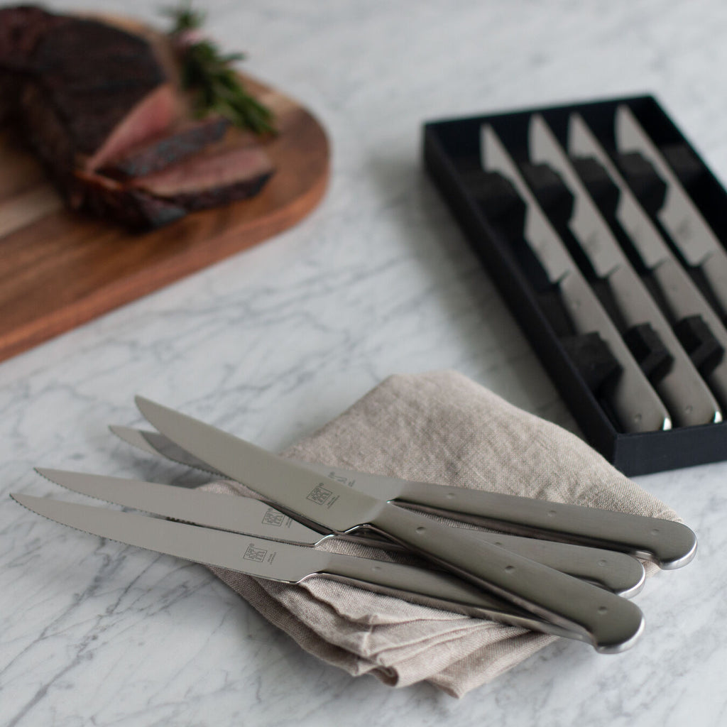 PORTERHOUSE Steak Knives, Set of 8