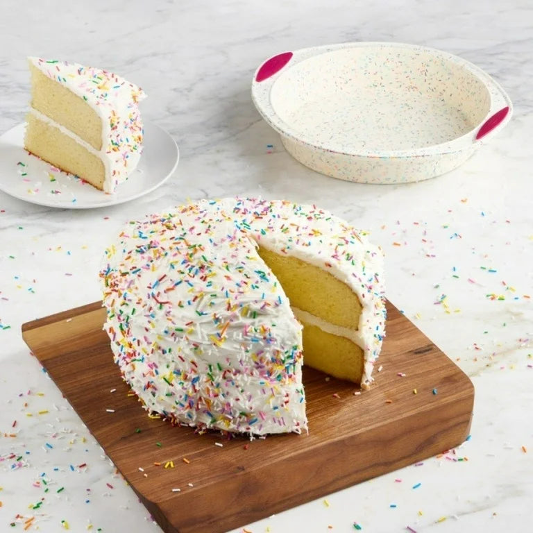 Confetti Silicone Round Cake Pan