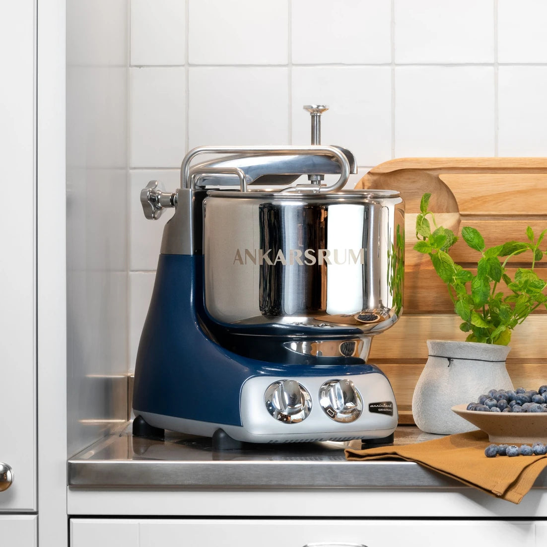 Ankarsrum Assistant Original Mixer - Ocean Blue