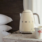 SMEG Electric Kettle, Cream