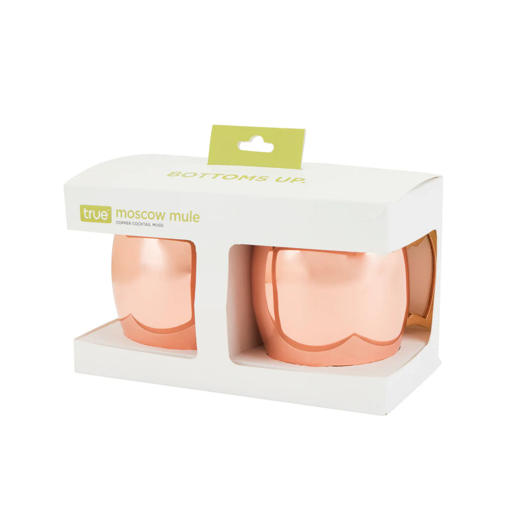 TRUE Moscow Mule: Copper Cocktail Mugs (Set/2) TRUE BRANDS