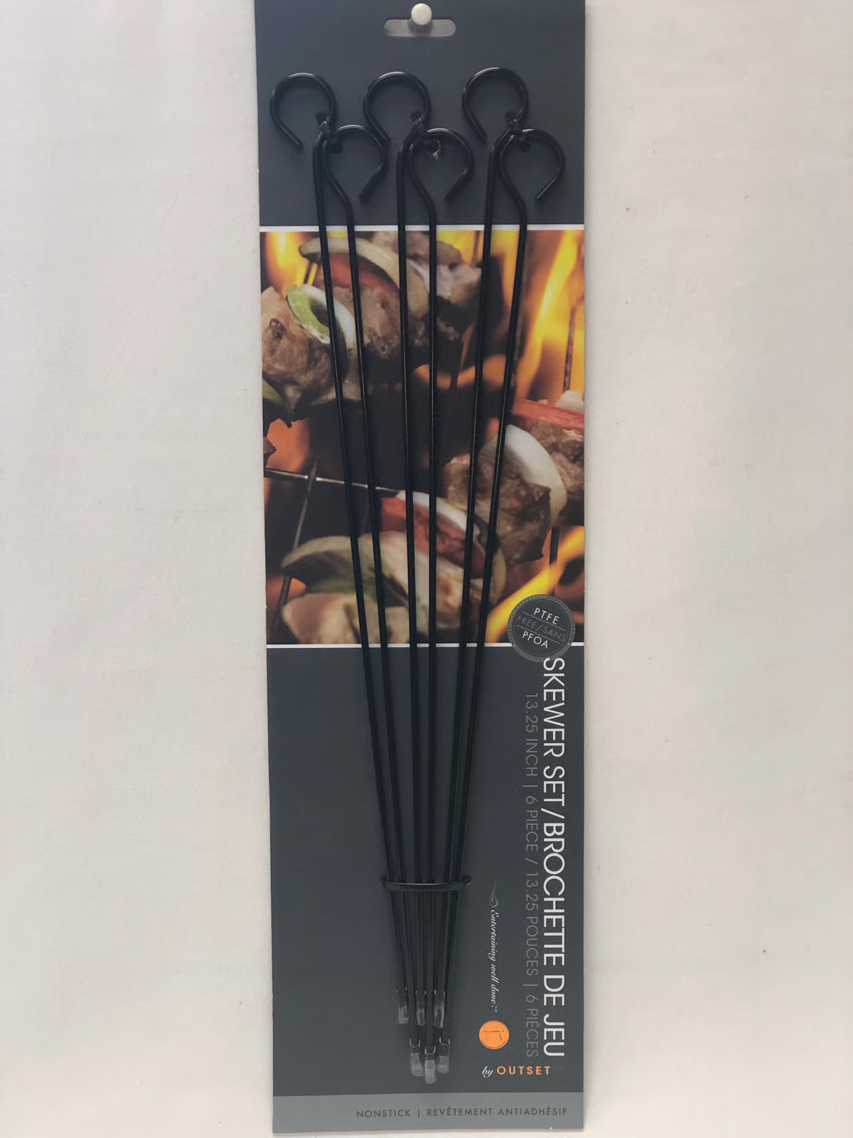 FOX 6 pk Non-Stick Skewers 13.25" Outset Grillware FOX RUN [12]