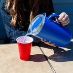SER 2L Pitcher w/ lid BERRY - BLUE SERVED [6]