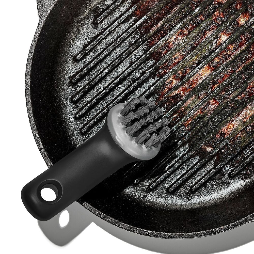 OXO Cast Iron Pan Brush [6]