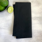 Recycled Cotton Napkins, BLACK