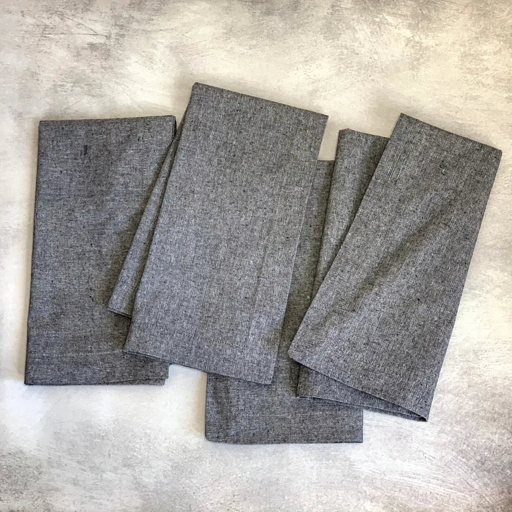 Recycled Cotton Napkins, GREY