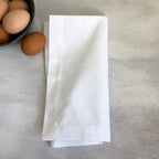 Recycled Cotton Napkins, WHITE