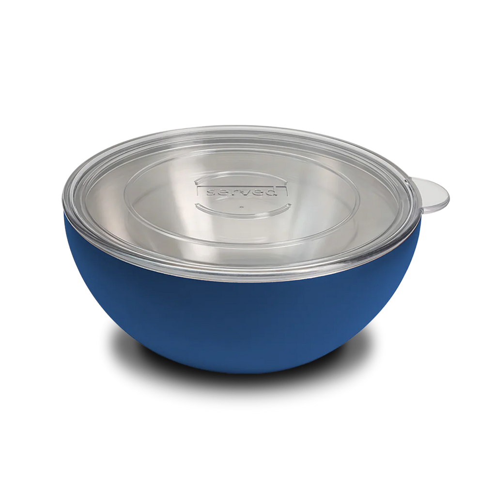 SER LG Serving Bowl w/ lid BLUE - BERRY SERVED [3]