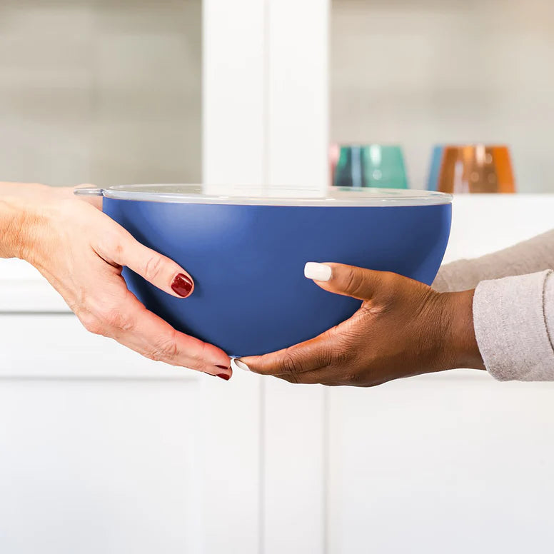 SER LG Serving Bowl w/ lid BLUE - BERRY SERVED [3]