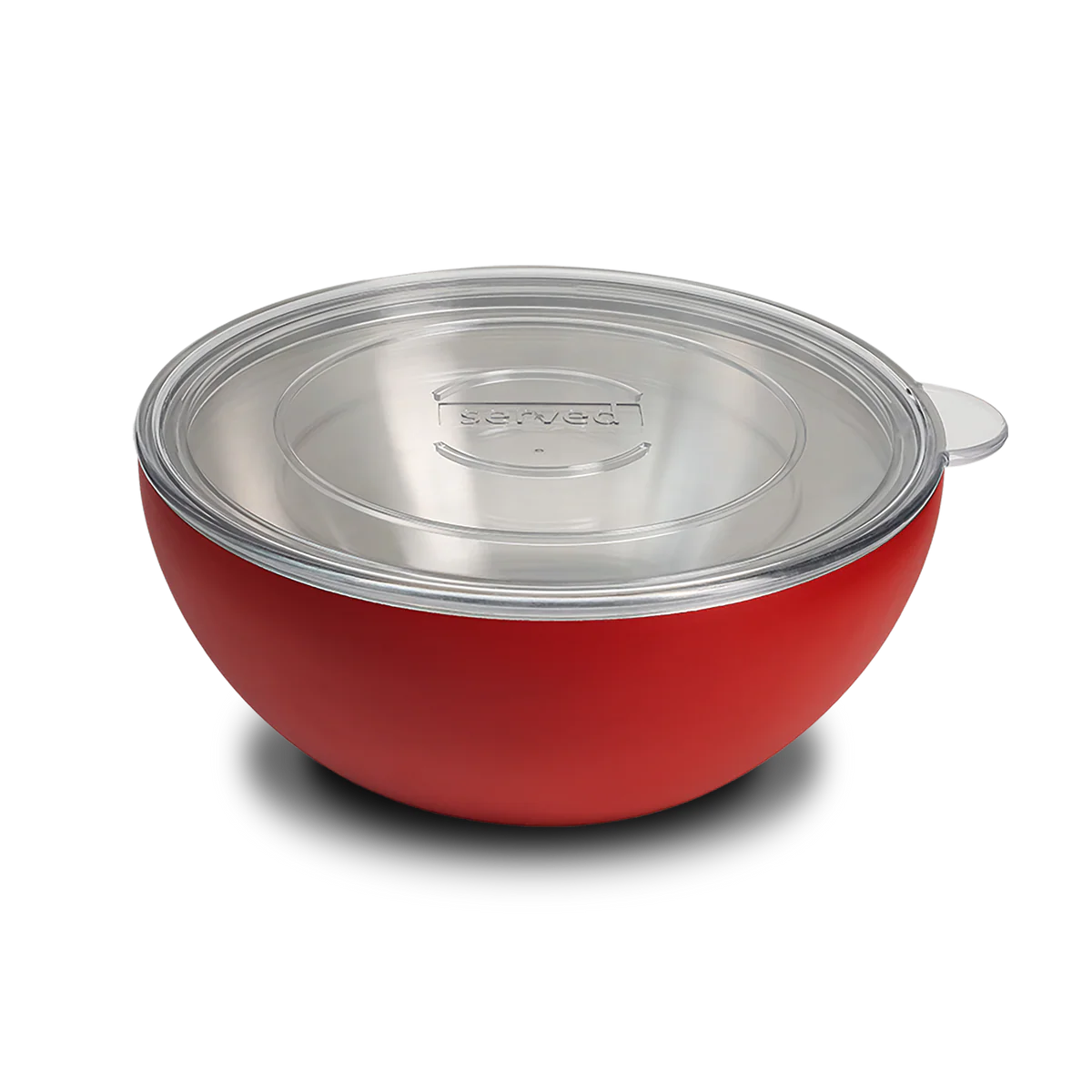 SER LG Serving Bowl w/ lid RED - STRAWBERRY SERVED [3]
