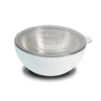 SER LG Serving Bowl w/ lid WHITE ICING SERVED