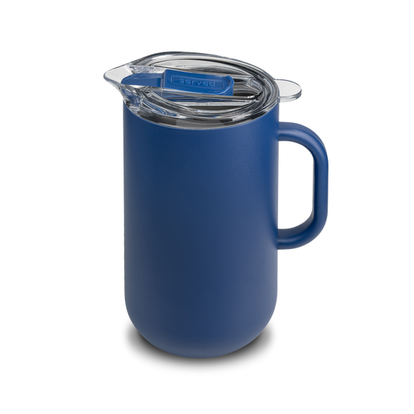 SER 2L Pitcher w/ lid BERRY - BLUE SERVED [6]