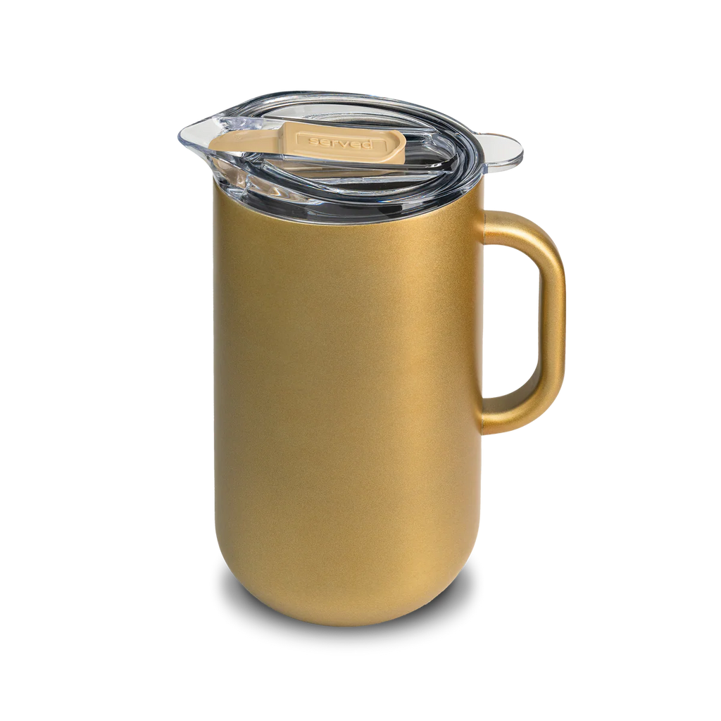 SER 2L Pitcher w/ lid GOLDEN SERVED [6]
