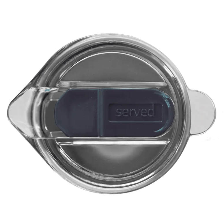 SER 2L Pitcher w/ lid BLACK - CAVIAR SERVED [6]